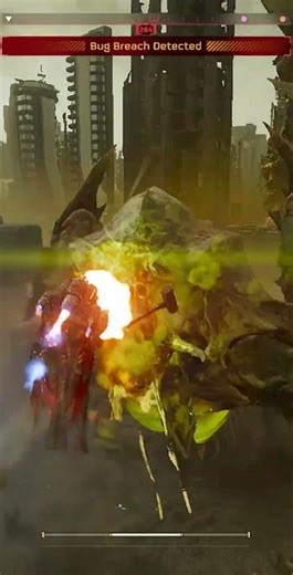 hammer vs bile titan hits different #helldivers2 #helldivers2game #helldivers