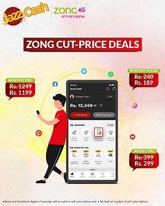 3K views · 100 reactions | Get the best rates for Zong packages. Subscribe to your favourite bundle on JazzCash App and enjoy amazing discounts. Download the app now: bit.ly/3CS8cti | JazzCash | Facebook