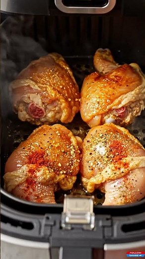 Air Fryer Chicken Thighs – Juicy, Crispy & Easy Dinner Recipe 🍗🔥