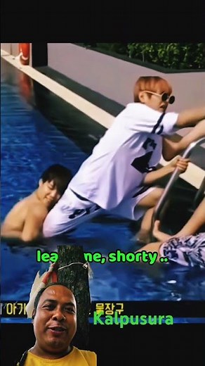 BTS funny moments # bts funny moments in swimming pool 🏊‍♀️
