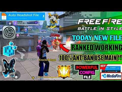 Free Fire Auto Headshot Config File🎯👑OB53 Macro Aimbot + No Recoil Regedit‼️ Antiban VIP Script