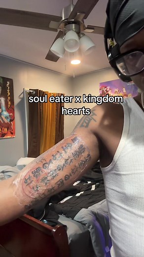 Soul Eater Inspired Half Sleeve Tattoo Designs