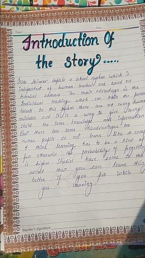 English project file ### the fun they had ## class 9