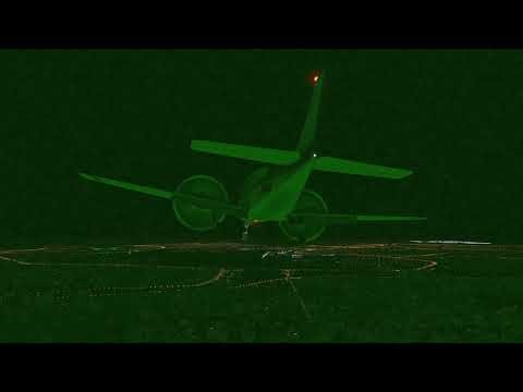 Night Flight – Teterboro RWY 06 to LaGuardia RWY 13 | Beechcraft Baron 58 (X-Plane 11)