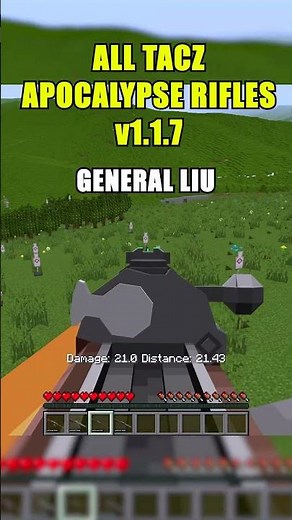 All TaCz Apocalypse RIFLES pt.1 | Apocalypse Gun Pack v1.1.7 #shorts #minecraft #minecraftmods