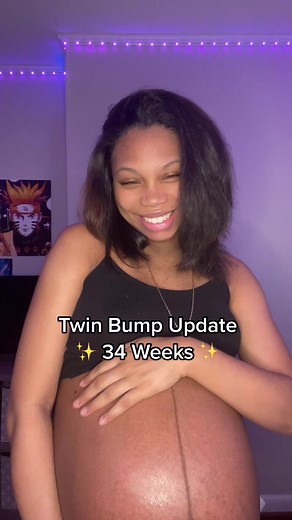 34 Week Twin Bump Update: Mom of Twins Pregnancy Progress