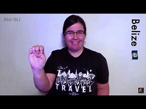 🇧🇿 How to Sign BELIZE in American Sign Language