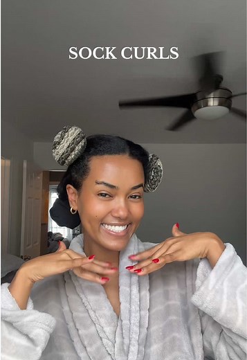Sock Curls Tutorial: Create Heatless Curls with Socks