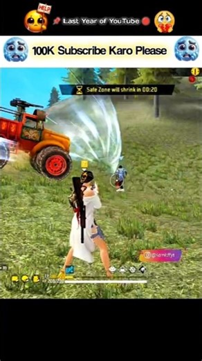 Gari vs me aur Enemy 🙀😂 #freefirefunny #freefire #funny #aa23 #shorts