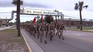 27K views · 845 reactions | The men of Bravo Company march from the Crucible to the Emblem Ceremony. They are just moments away from becoming United States Marines! Grad date #Apr202018 #ParrisIslandPhotography With 20,000 photos on Bravo's photo disk you are guaranteed to find LOTS of photos of your Marine! The only way to get to see them while they are home on leave is to pre-order online. Order here - https://www.parrisislandphotography.com/ | Recruit Training Photography | Facebook