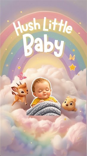 Hush Little Baby - Sleep Song for Babies 🌙 (Lullaby)