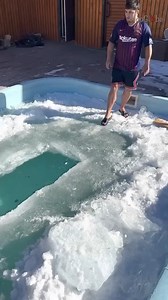 1.6M views · 3.8K reactions | Man Swim in Extreme Cold Water殺 辰  | Noreen Khan | Facebook