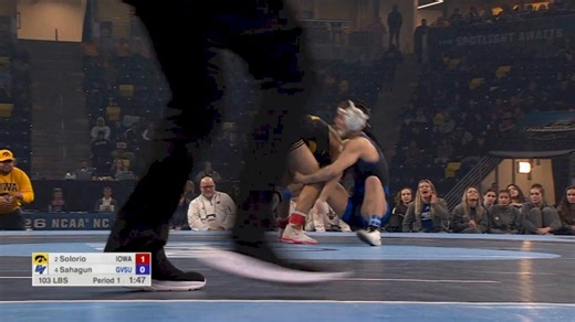 103 lb final, Val Solorio, Iowa vs Rayana Sahagun, Grand Valley State