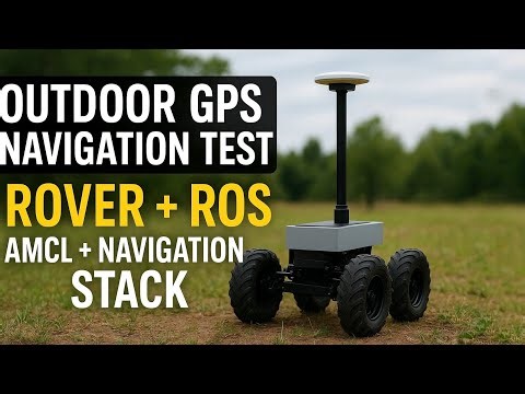 Testing Rover Outdoor Navigation with ROS, AMCL & Move Base | Gazebo | Rviz