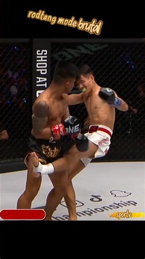 Rodtang Goes Brutal Mode! 😳 Muay Thai Destroy #knockout #muaythai #combatsports #rodtang