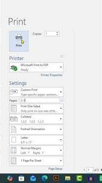 🔥 MS Word Printing PRO TRICKS | Custom Page Print Trick 🤯