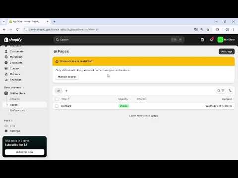 How to Add a Contact Form in Shopify