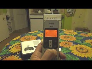 Funktionsprüfung AEG- DECT Telefon mit AB Casa 215-3