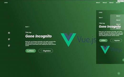 CSS学习案例 - 自适应网页布局，兼容PC端和移动端