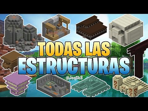 TODAS las ESTRUCTURAS [1.14 y 1.15] 🗿 | Estructuras Minecraft