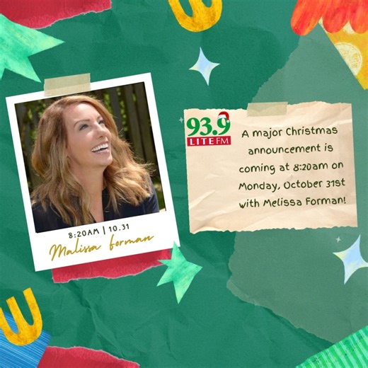 What do you think the announcement is going to be? Let us know in the comments and be sure to listen live 10/31 8:20am! Listen Live ➡️ https://www.iheart.com/live/939-lite-fm-853/ #litefm #holidays #chirstmas #holidaymusic #christmasmusic | 93.9 LITE FM