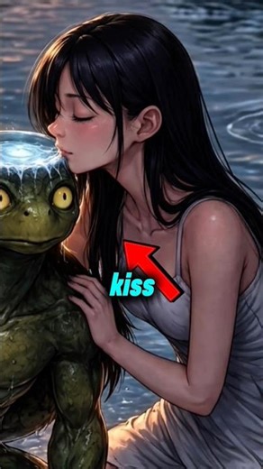 She kissed a Real Kappa 😱 what did Kappa do to her? #shorts #kappa #viral