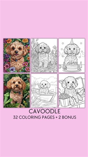 Bring your love for Cavoodles to life with these adorable coloring pages, perfect for both adults and kids 🐶🎨 #doglovers #cavoodlelove #coloringfun #familytime #arttherapy #puppylove #creativekids #mindfulness #coloringtherapy #cutedogs #funforallages #kidscoloring #adultcoloringbook #cavoodle #asmrcoloring #satisfyingcoloring #satisfyingcolouring #stressrelief #mimicoloringdesigns @Mimi Coloring Designs