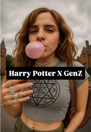 Hogwarts Meets Gen Z: A Magical Mashup
