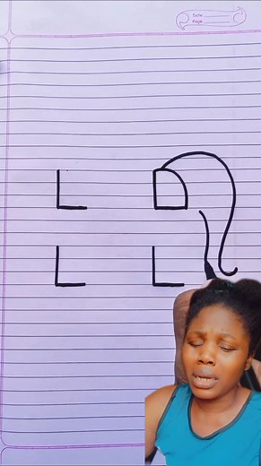 Easy way to draw an elephant 🐘 | Asa Nonso-Okoye