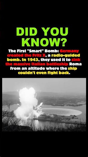 The German TOP SECRET WW2 ”Smart Bomb” #history
