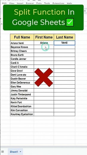 Split in Google Sheets — Explained the Smart Way!