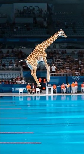 Giraffe's Epic 30m Dive