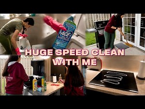 HUGE SPEED CLEAN WITH ME | CLEANING MOTIVATION | GIULIA CENCE