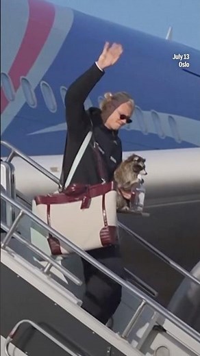 Haaland brings back stuffed 'Whiskey Raccoon' as Norway squad arrive home