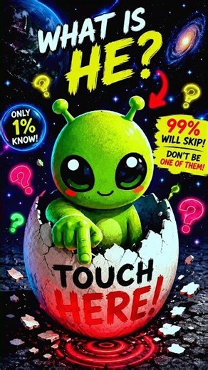 Can a 5-year-old draw this cute alien? 👽😲 #shorts #alien #art