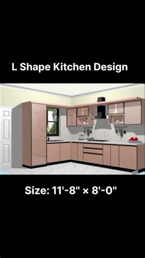 L-Shaped Kitchen Design Ideas 2026 | Modern Modular Kitchen for Small Homes #interiordesign #home