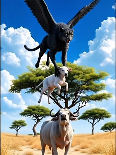 Part #1 The Hunt For The Flying Cheetah🐯Lion King’s Challenge🦁#ai #animal #save #trending