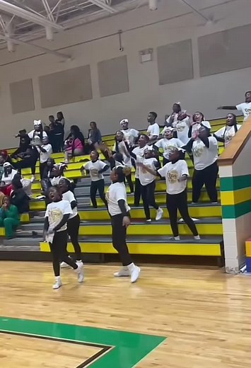 goooo TIGERS.✨🔥 • • • #cheersofblacks #stompnshake #basketballseasoncheer #fypシ #viral