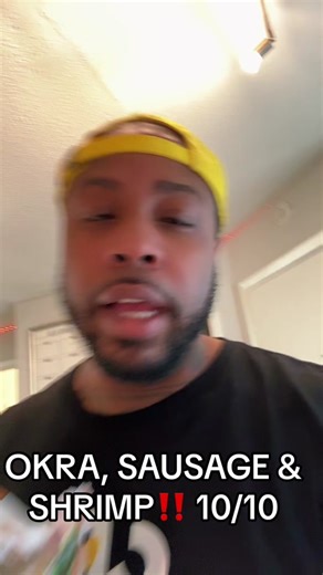 Cooking Smothered Okra with Shrimp and Sausage