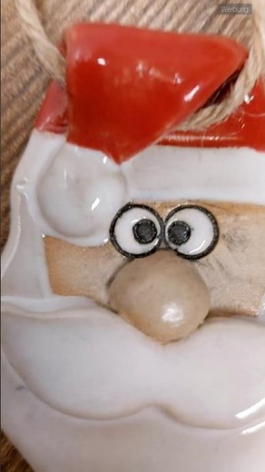 Santa #pottery #christmas #weihnachten #diy #töpfern #deko #tutorial #santa #crafts #handmade