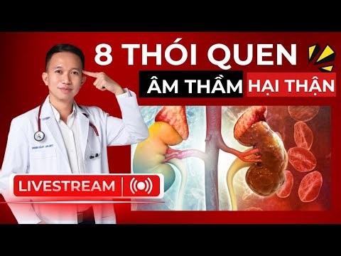 8 THÓI QUEN HẰNG NGÀY ĐANG ÂM THẦM PHÁ HUỶ THẬN