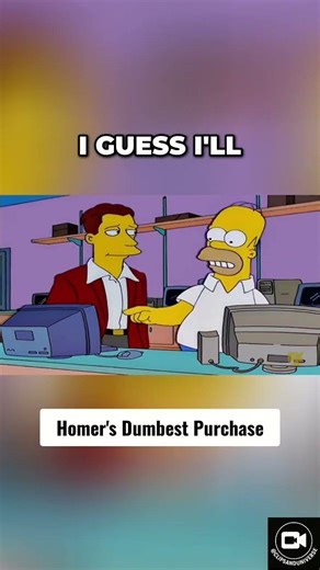 Homer is getting a computer