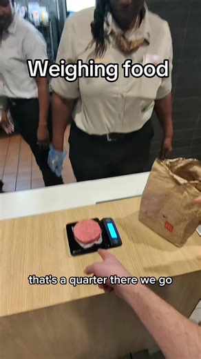 Weighing food prank #mcdonalds #prank