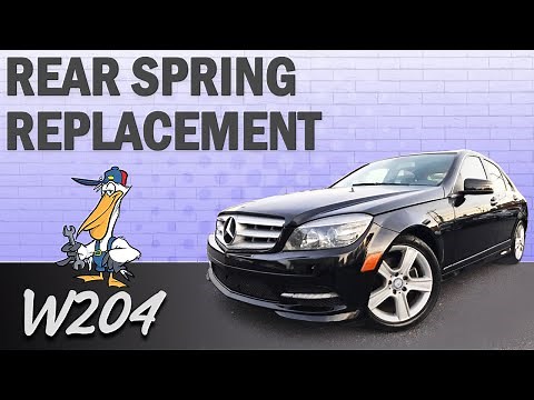 Mercedes-Benz W204 C-Class Rear Spring Replacement