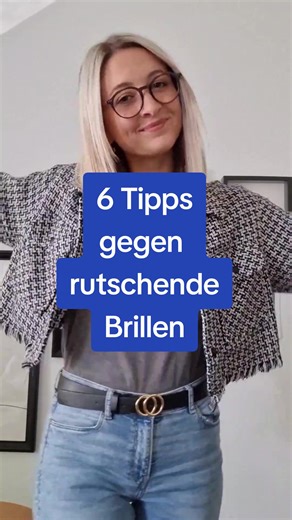 Tipps gegen rutschende Brillen bei Apollo Optik