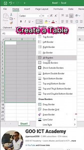 No Table? No Problem! 😱 Create One with All Borders in Excel