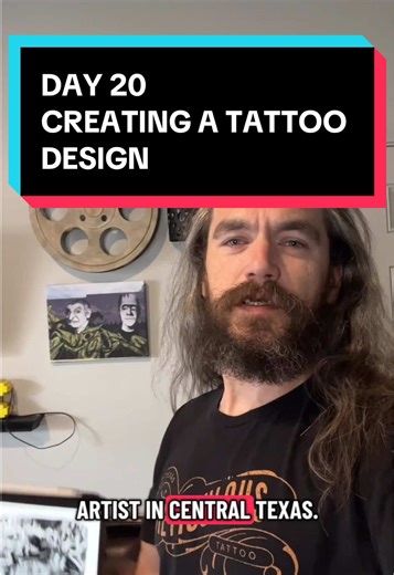 Day 20 Creating a Tattoo Design. 👉Ready to get tattooed? Text me today at 737-230-8152 for all tattoos and questions. Im a tattoo artist in central texas that specializes in large scale realism tattoos with my own unique twist. Both color or black and grey. Sleeves, backpieces, full body tattoos you name it, I’ve got you covered! Ive been tattooing professionally since 2011 and doing art my entire life. When I’m not tattooing, I’m drawing, painting or working on something creative. If you’re in