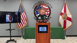 -PRESS CONFERENCE- Sheriff Johnson held a press conference today discussing a recent homicide investigation. | Santa Rosa County Sheriff's Office FL