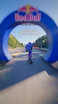 Skateboard Speed Record 🤯✅