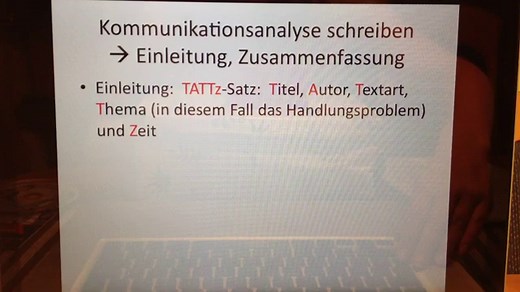 Kommunikationsanalyse schreiben - Aufbau & Beispiel